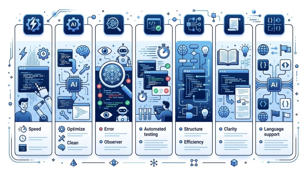 Comparison of popular AI coding assistants for programming and software development