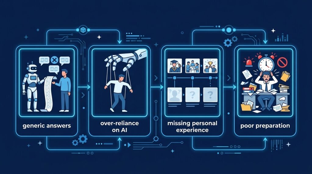 Common mistakes candidates should avoid when using AI for interview preparation
